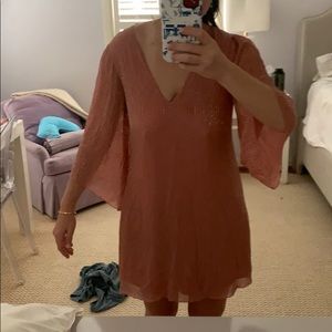 Alice and Olivia pink beaded dress